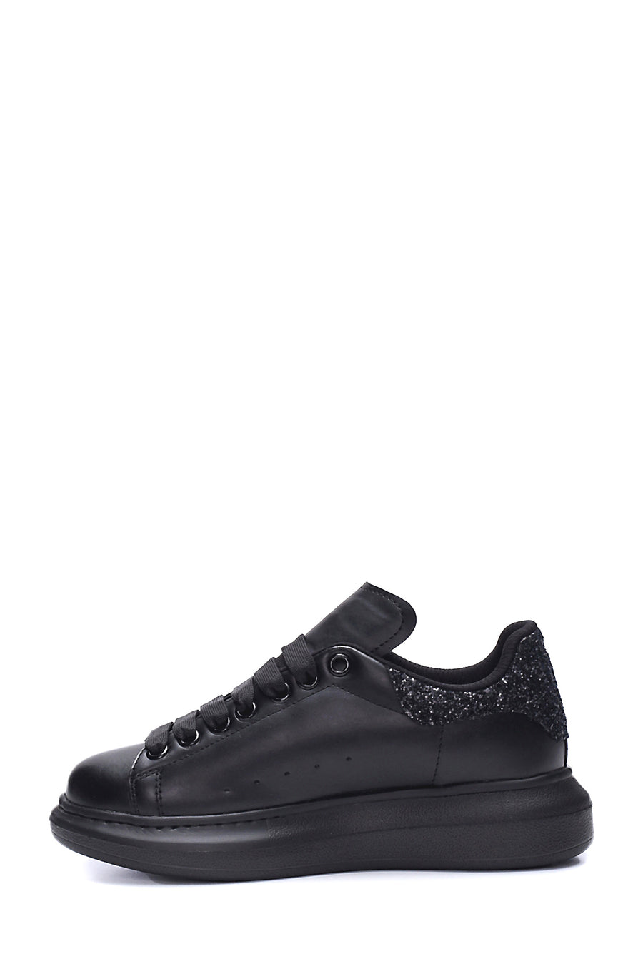 Kadın Siyah Kalın Tabanlı Sneaker