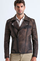 Speedy Men's Leather Jacket | Derimod