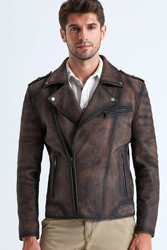 Speedy Men's Leather Jacket