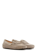 Women's Mink Suede Leather Loafer | Derimod