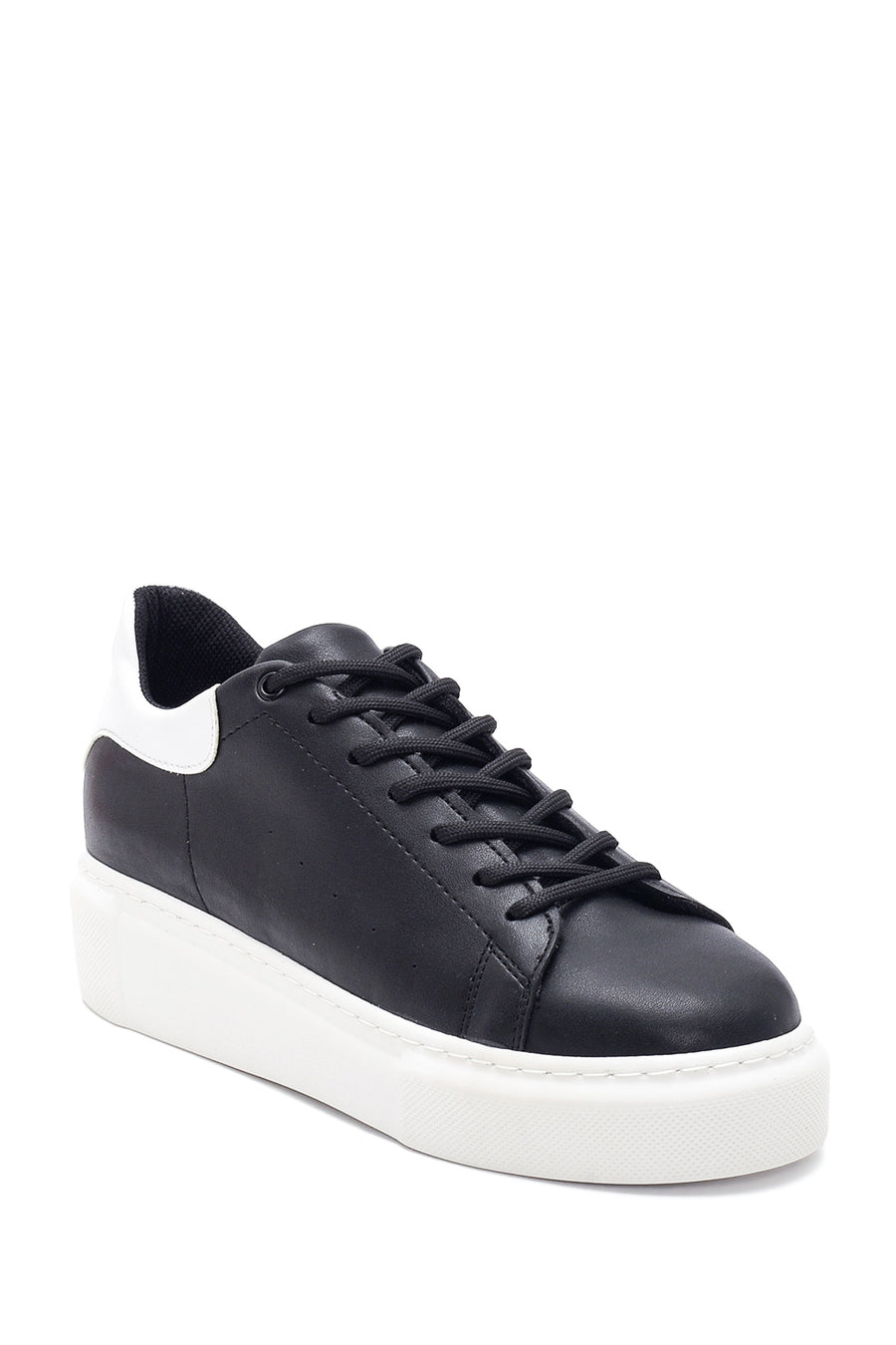 Women's Black Thick Soled Sneaker
