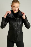 Daniela Women's Leather Jacket | Derimod
