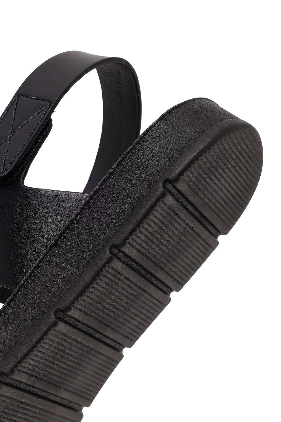 Women's Black Strappy Sandals