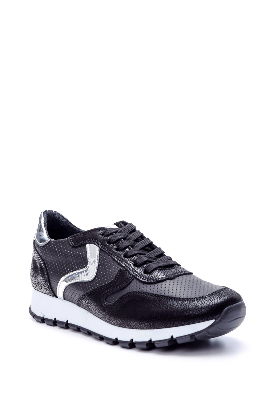 Women's Silver Detailed Sneaker