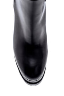 Women's Leather Platform Heeled Boots | Derimod