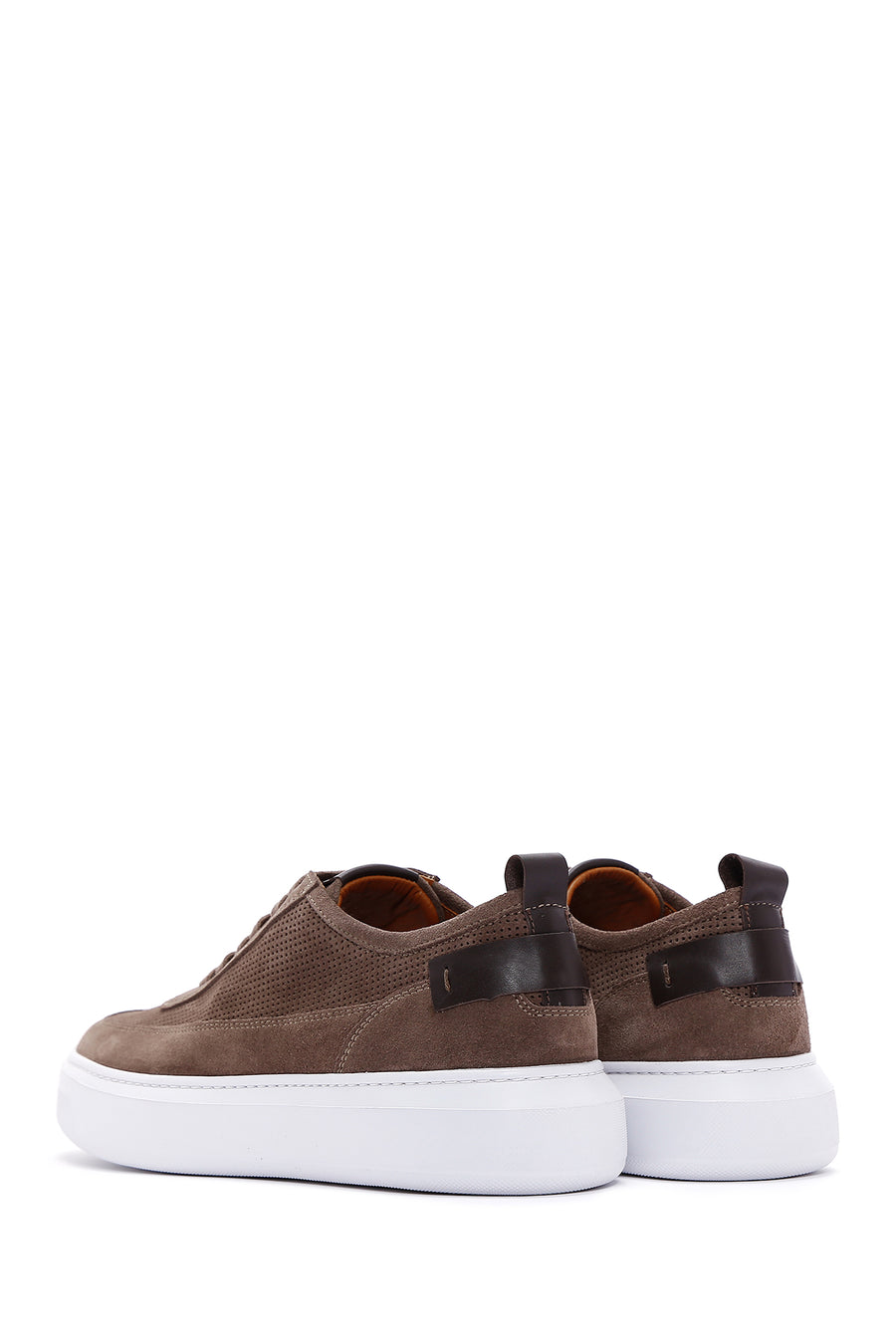 Male Mink Lace-up Suede Leather Sneaker