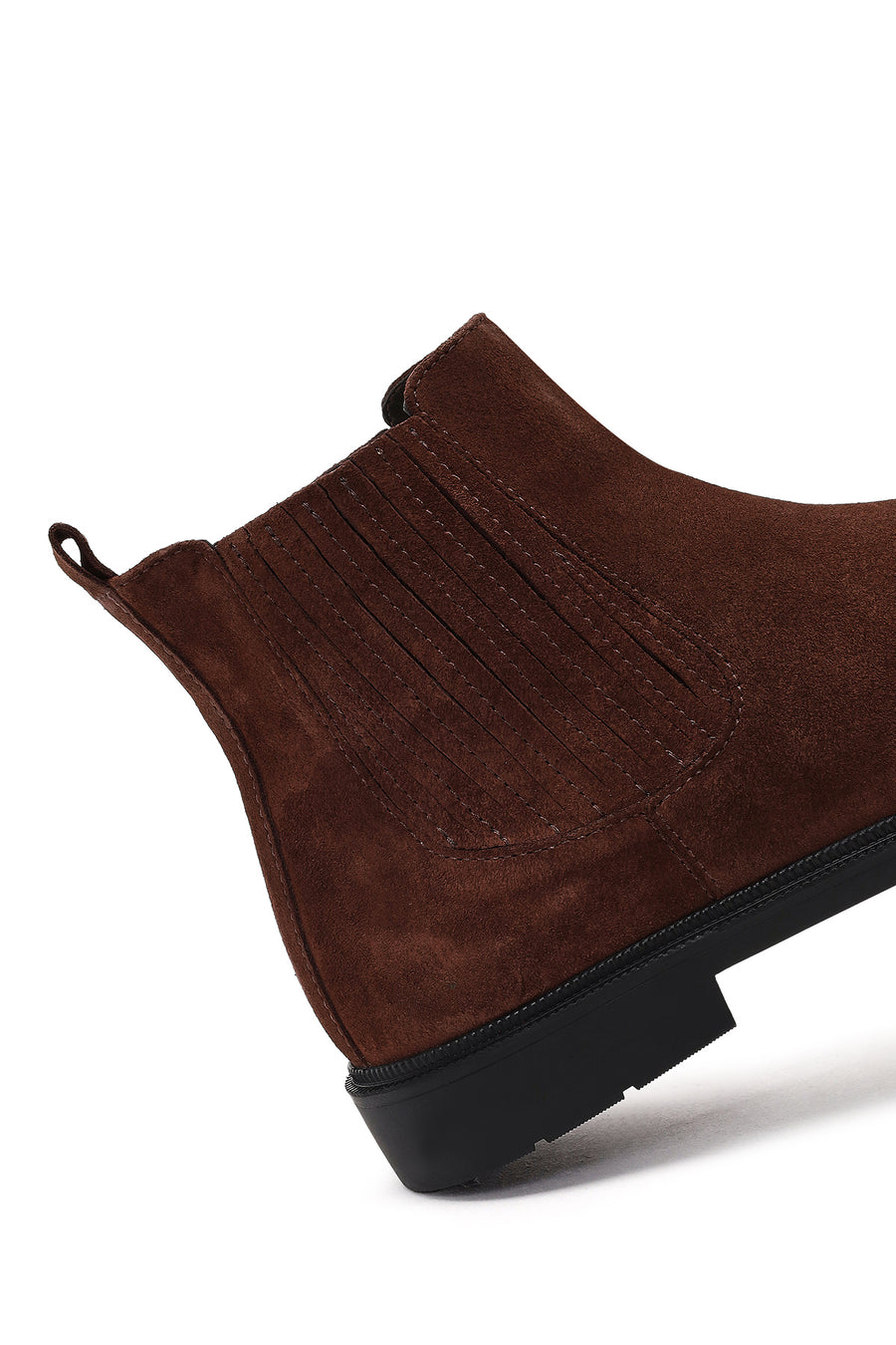 Men's Brown Suede Leather Chelsea Boot