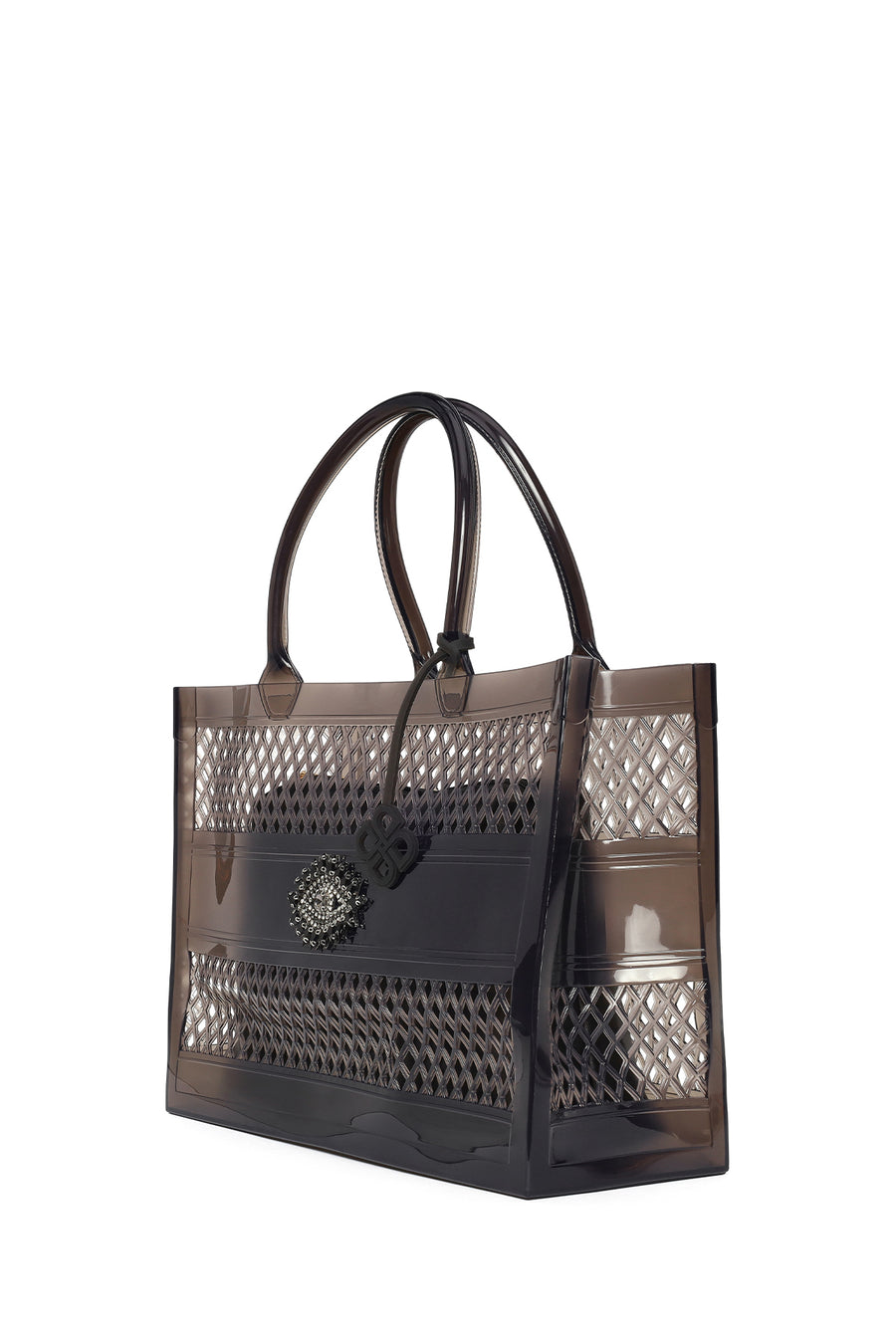 Women's Black Jelly Shoulder Bag