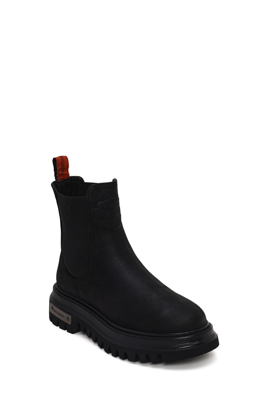 Harley Davidson Woman Black Mourir Leather Chelsea Boots