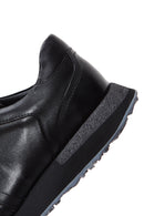 Men's Black Leather Sneaker | Derimod