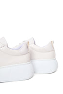 Woman White Lace-Up Chunky Sneaker | Derimod
