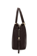 Woman Brown Classic Shoulder Bag with Long Strap | Derimod