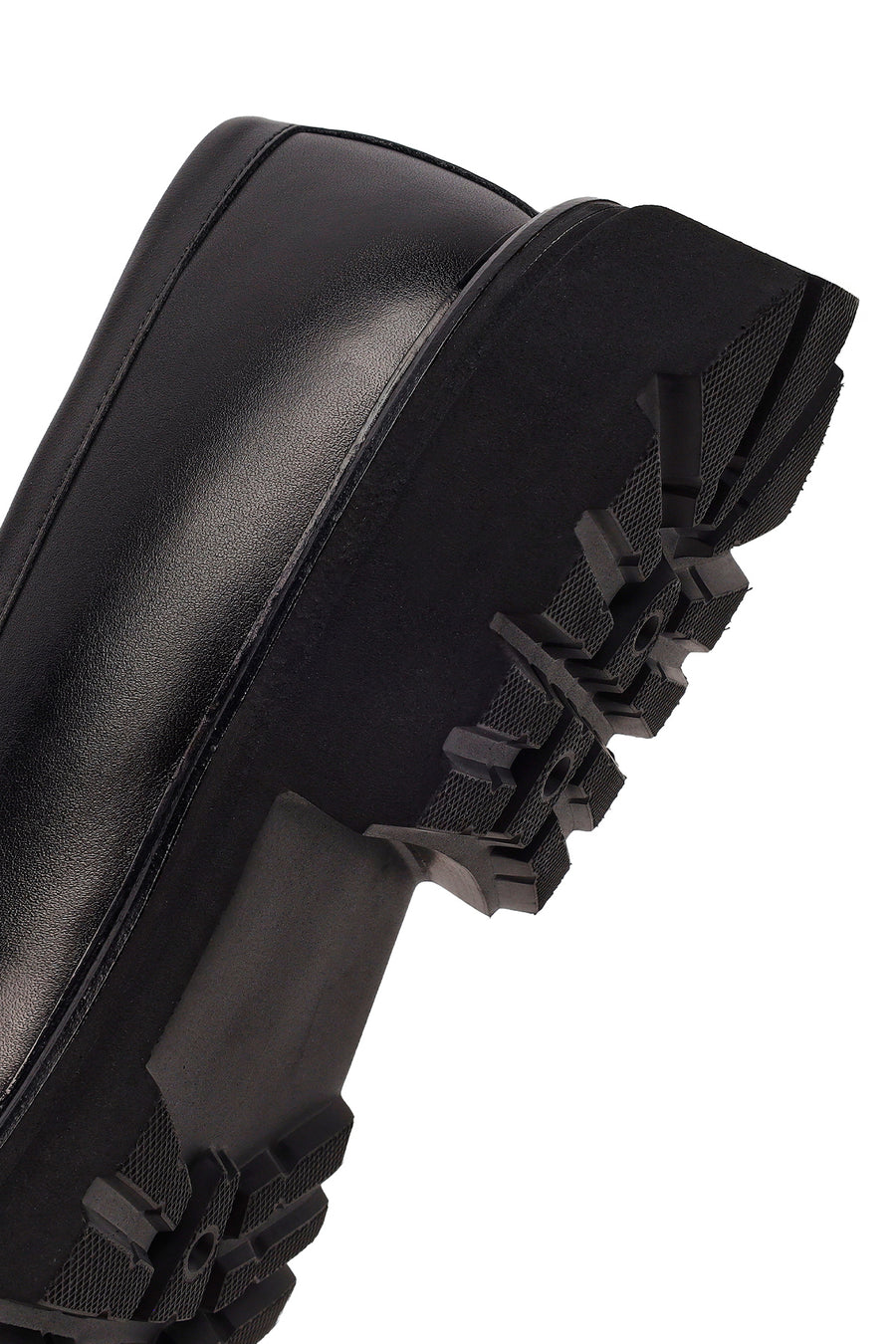 Erkek Siyah Püsküllü Deri Casual Loafer