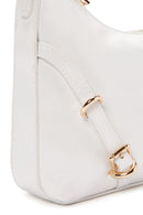 Women's White Long Strap Patent Leather Shoulder Bag | Derimod