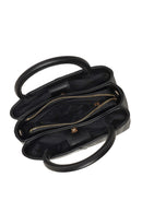 Women's Black Long Strap Printed Classic Shoulder Bag | Derimod