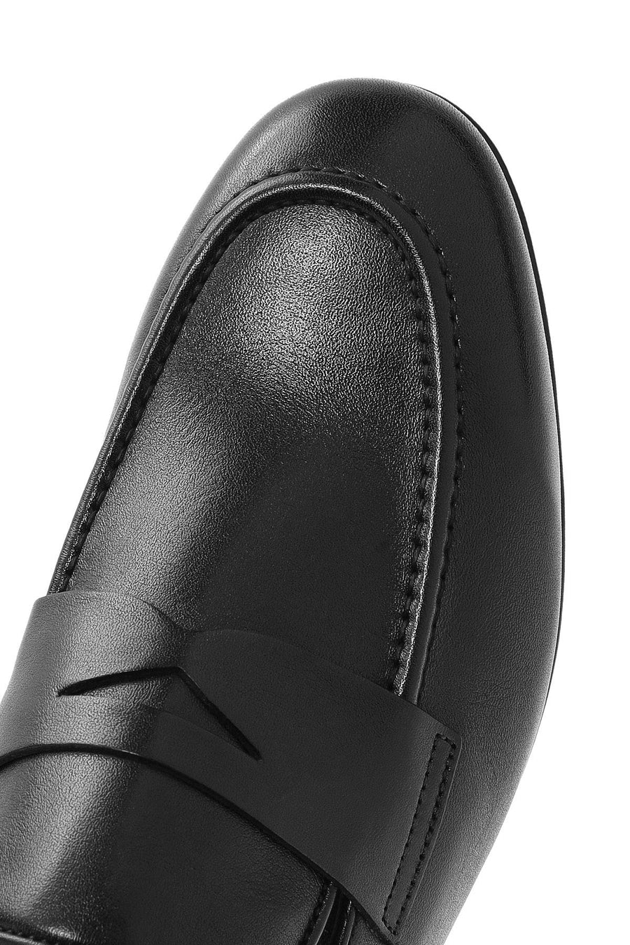 Erkek Siyah Deri Loafer