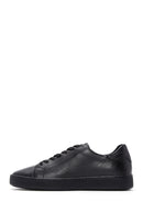Male Black Lace-Up Leather Sneaker | Derimod