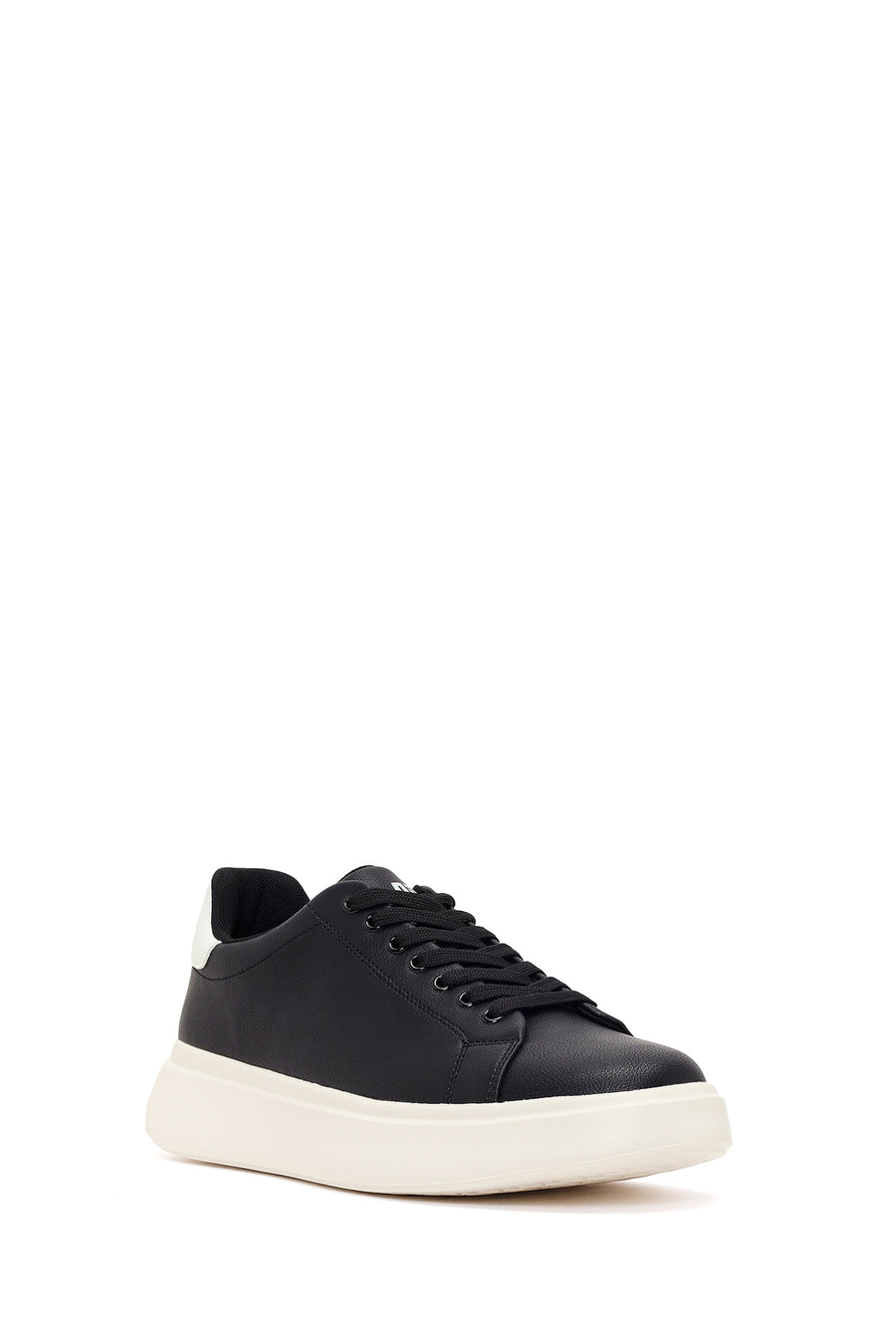 Erkek Siyah Bağcıklı Kalın Tabanlı Sneaker