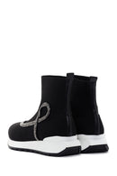 Kadın Siyah Kumaş Bilekli Sneaker | Derimod