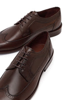 Men's Brown Laced Leather Classic Shoes | Derimod