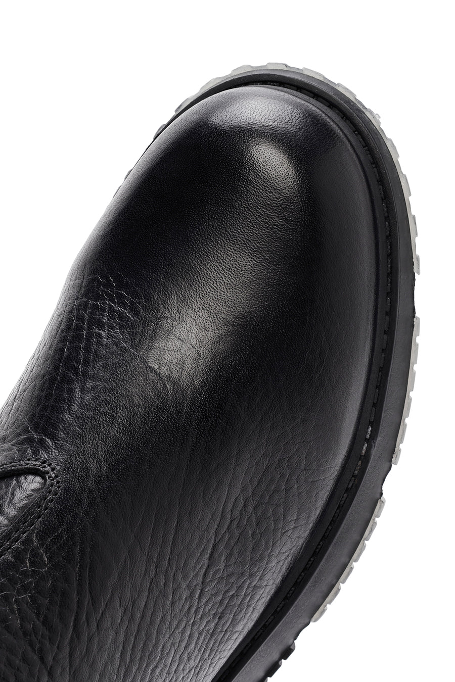 Men's Black Leather Casual Chelsea Boots