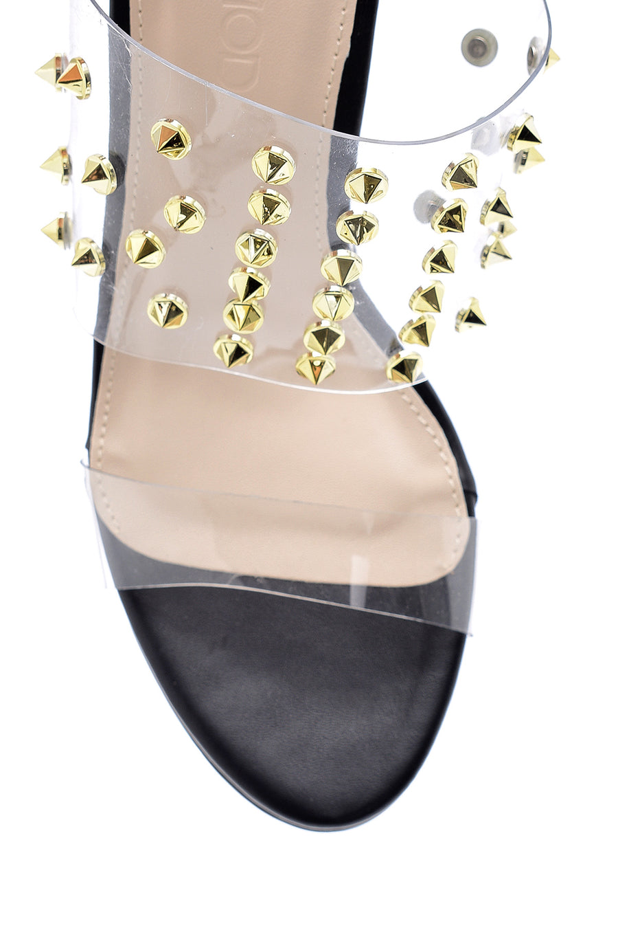 Women's Studded Detailed Heeled Slippers
