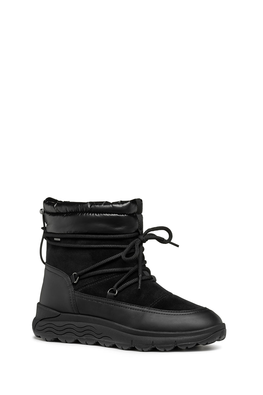 Geox Kadın Siyah Spherica 4x4 Abx Waterproof Deri Outdoor Bot