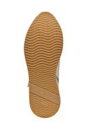 Geox Women's Beige Kency Thick Soled Lace-up Sneaker | Derimod