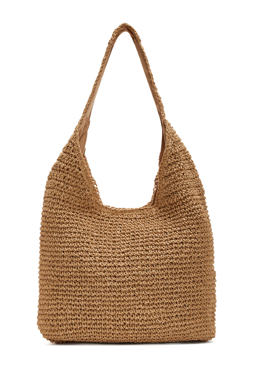 Women's Beige Straw Shoulder Bag 24SBD2426M7 | Derimod
