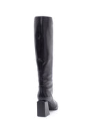 Women's Leather Heeled Boots | Derimod
