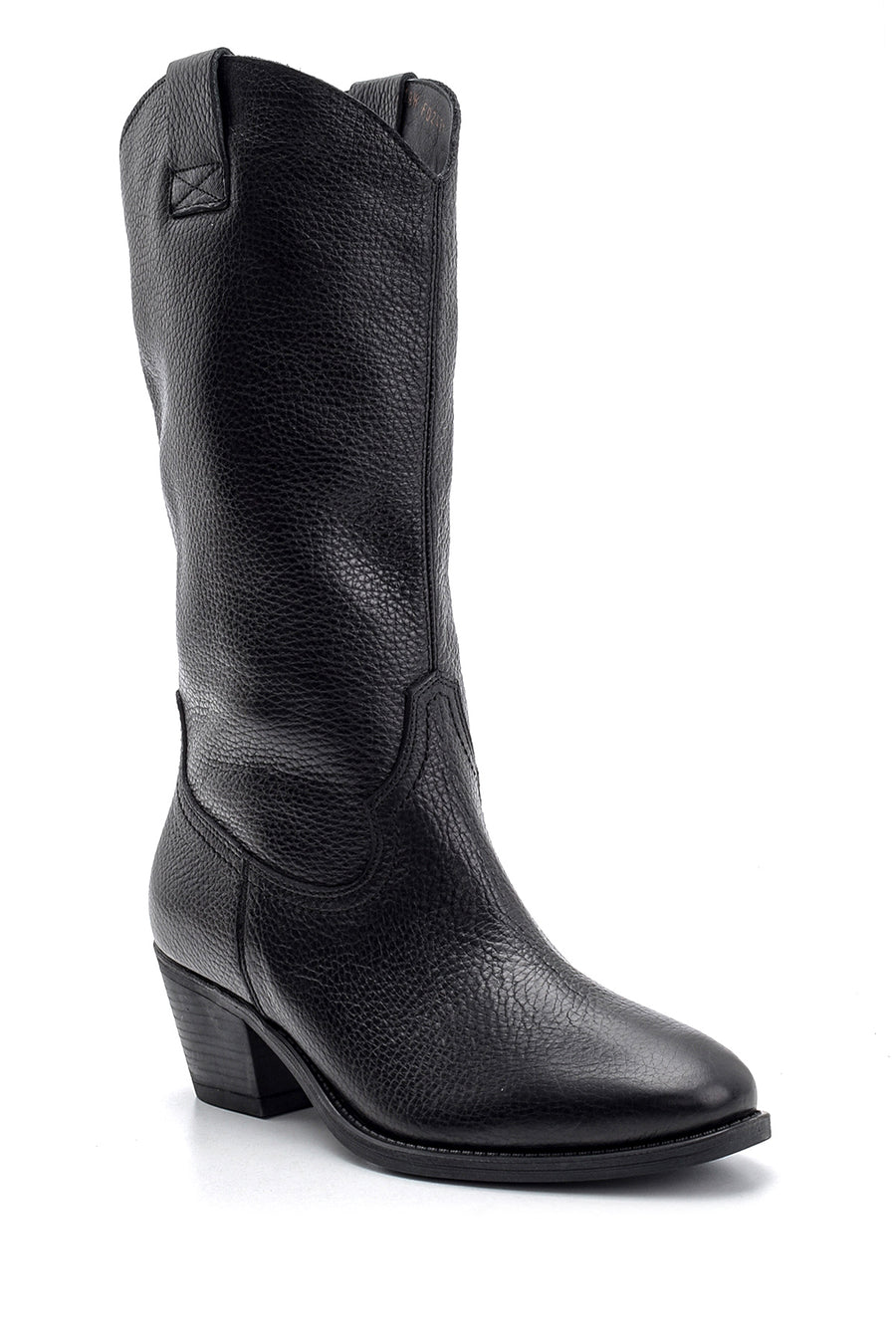 Women's Heeled Leather Boots