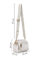 Woman Gray Fabric Mini Crossbody Bag | Derimod
