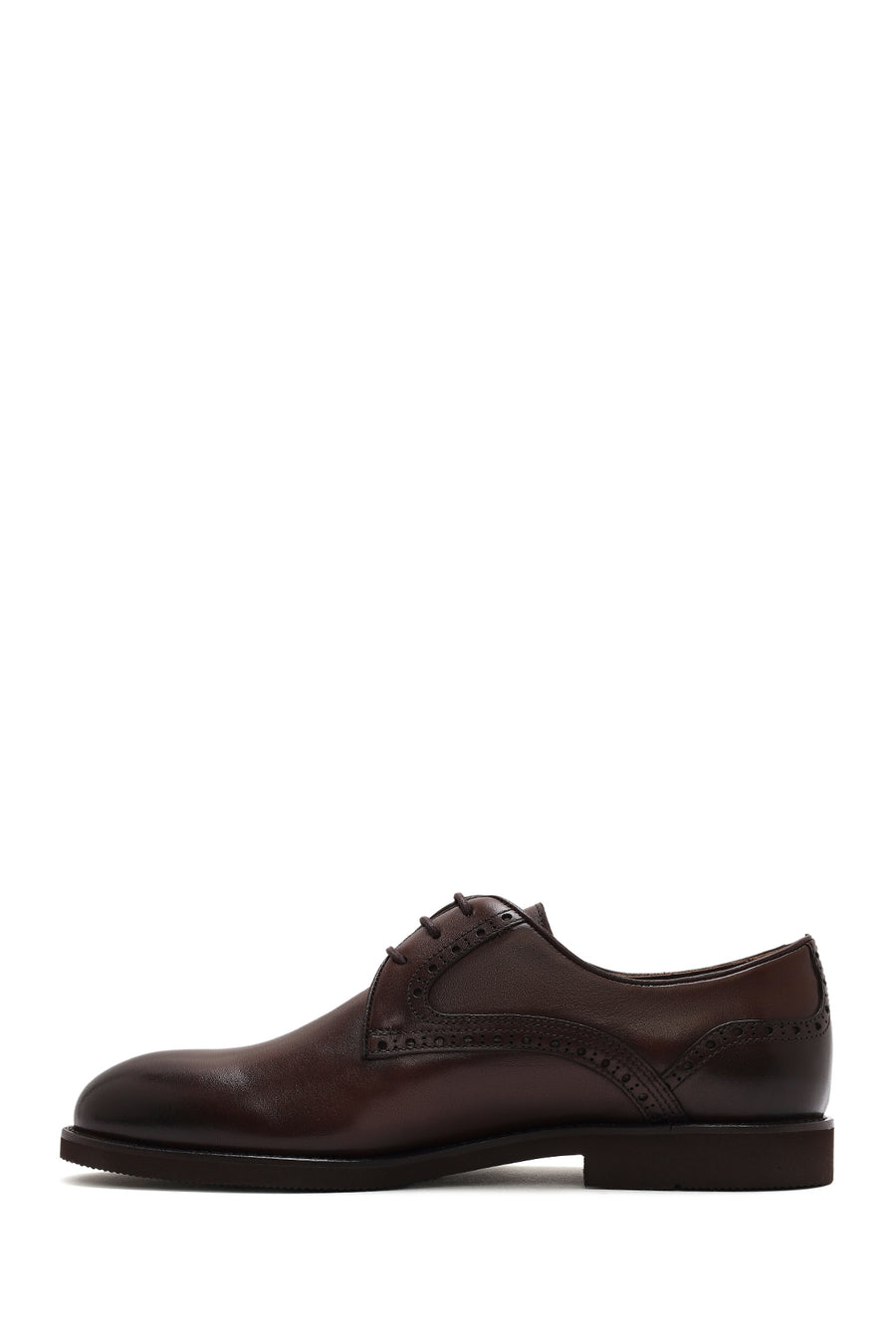 Men's Brown Laced Leather Classic Shoes