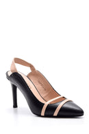 Women's Striped Heeled Shoes | Derimod