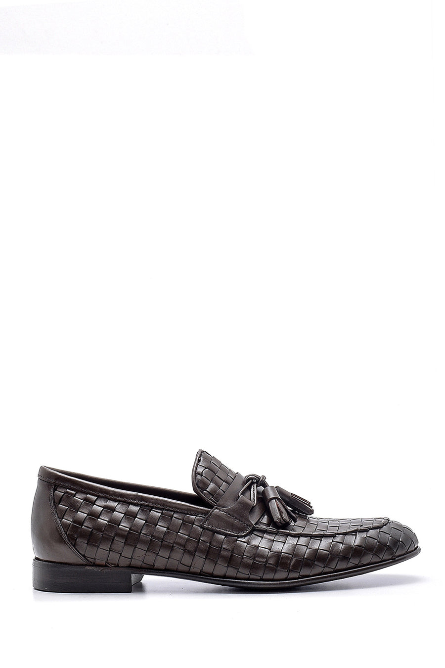 Erkek Deri Örgü Desen Loafer 20SFD317329 | Derimod