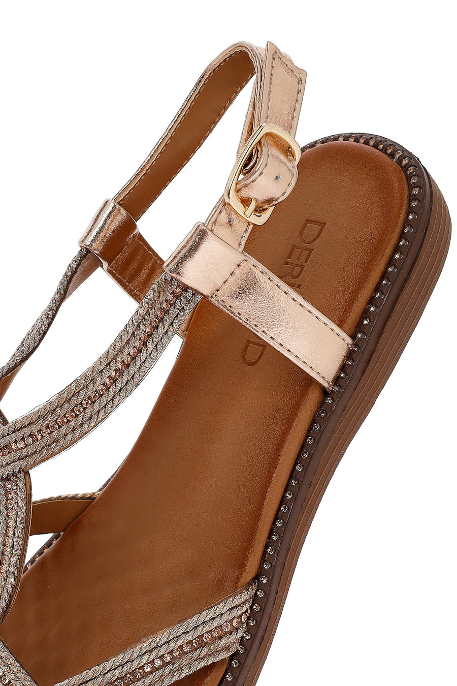 Woman Pink Stone Sandals