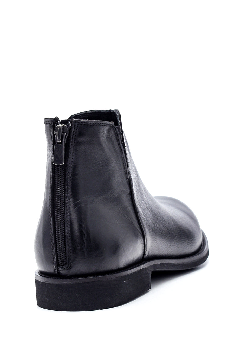 Men's Leather Casual Zipper Boots