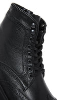 Men's Leather Zippered Boots | Derimod