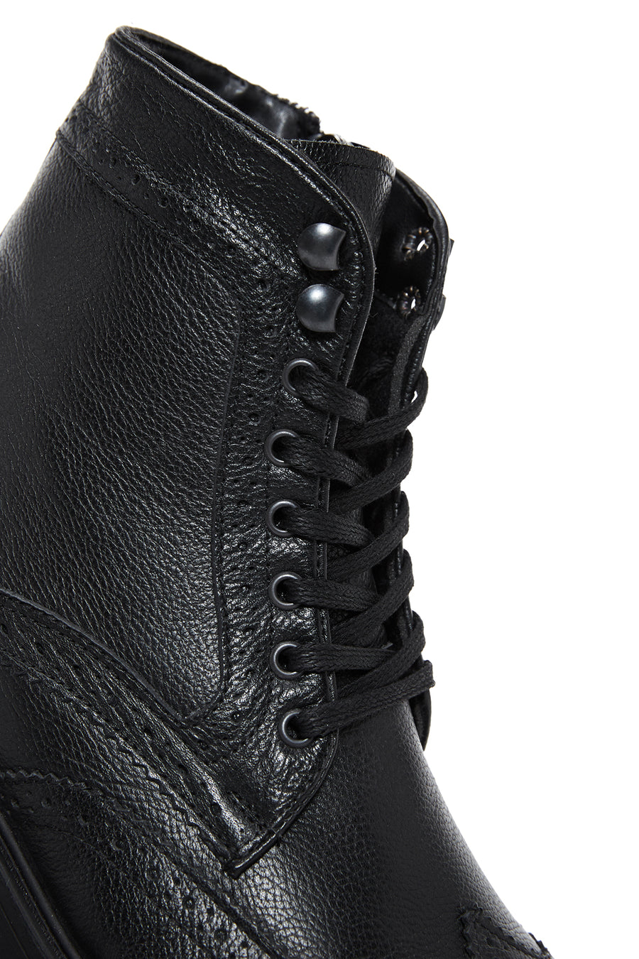 Men's Leather Zippered Boots