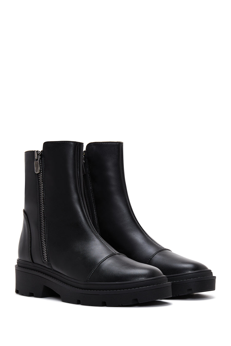 Women's Black Thick Soled Boots