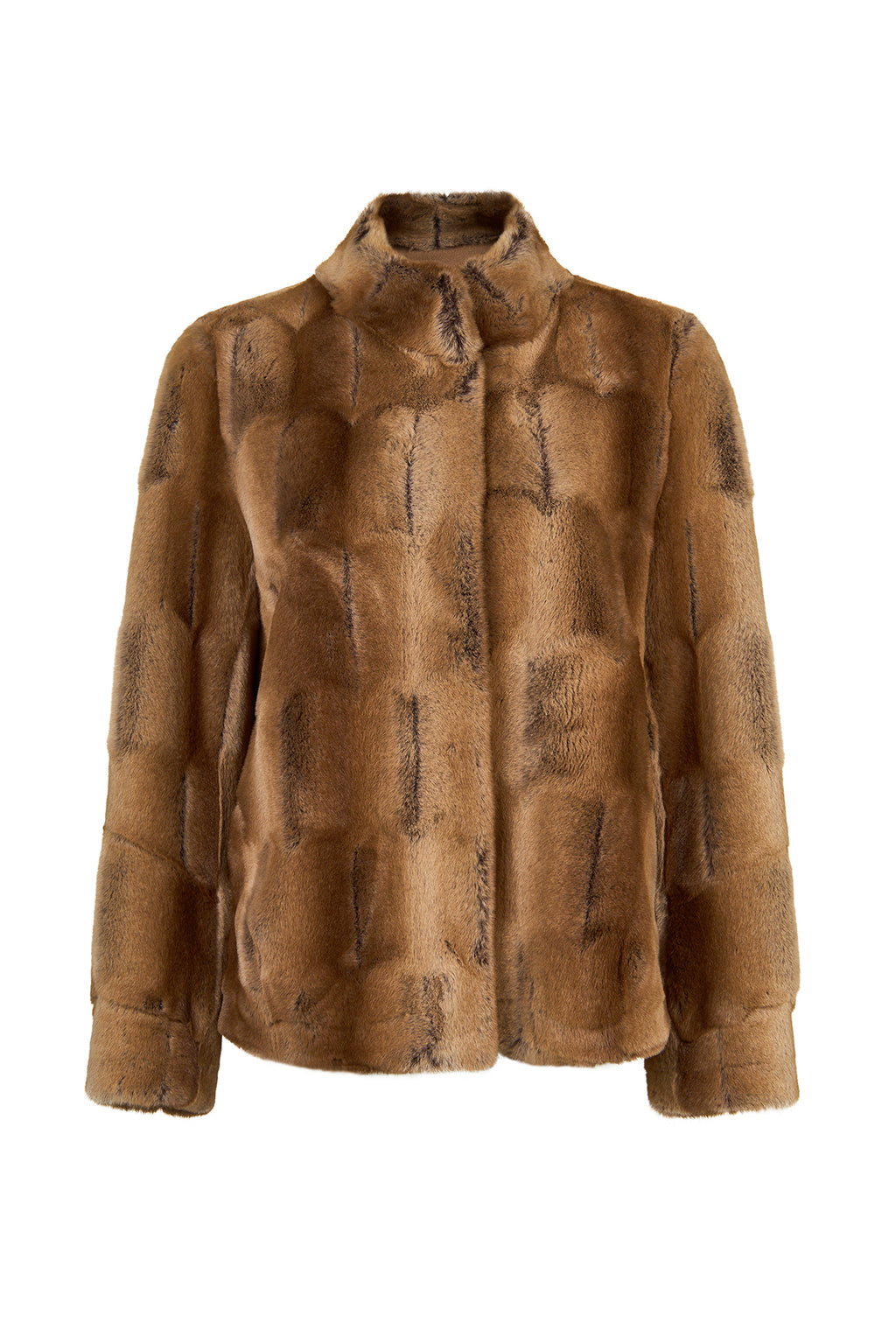 Altabadia Kadın Camel Oversize Teddy Mont