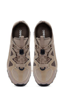 Men's Beige Leather Casual Shoes | Derimod