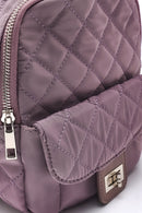 Women's Square Pattern Backpack | Derimod