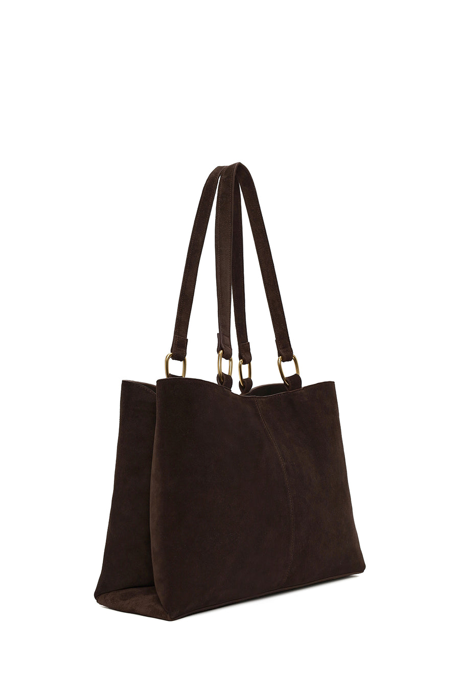 Woman Brown Suede Casual Bag