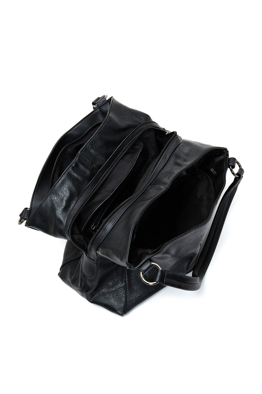 Women's Black Casual Handbag