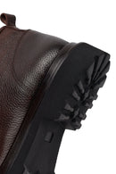 Male Brown Lace-up Leather Casual Boots | Derimod