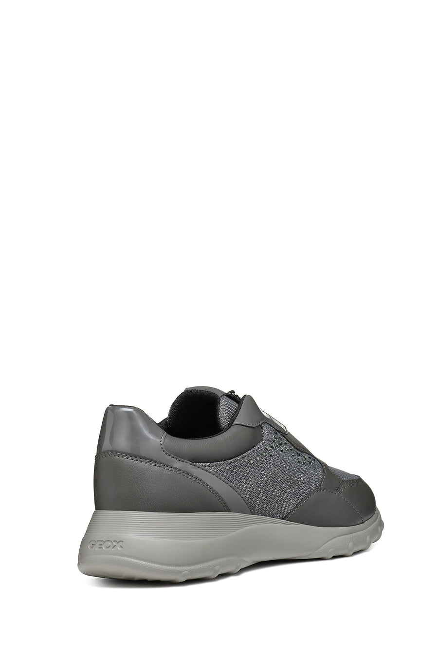 Geox Women's Grey Alleniee B Stone Detailed Sneaker