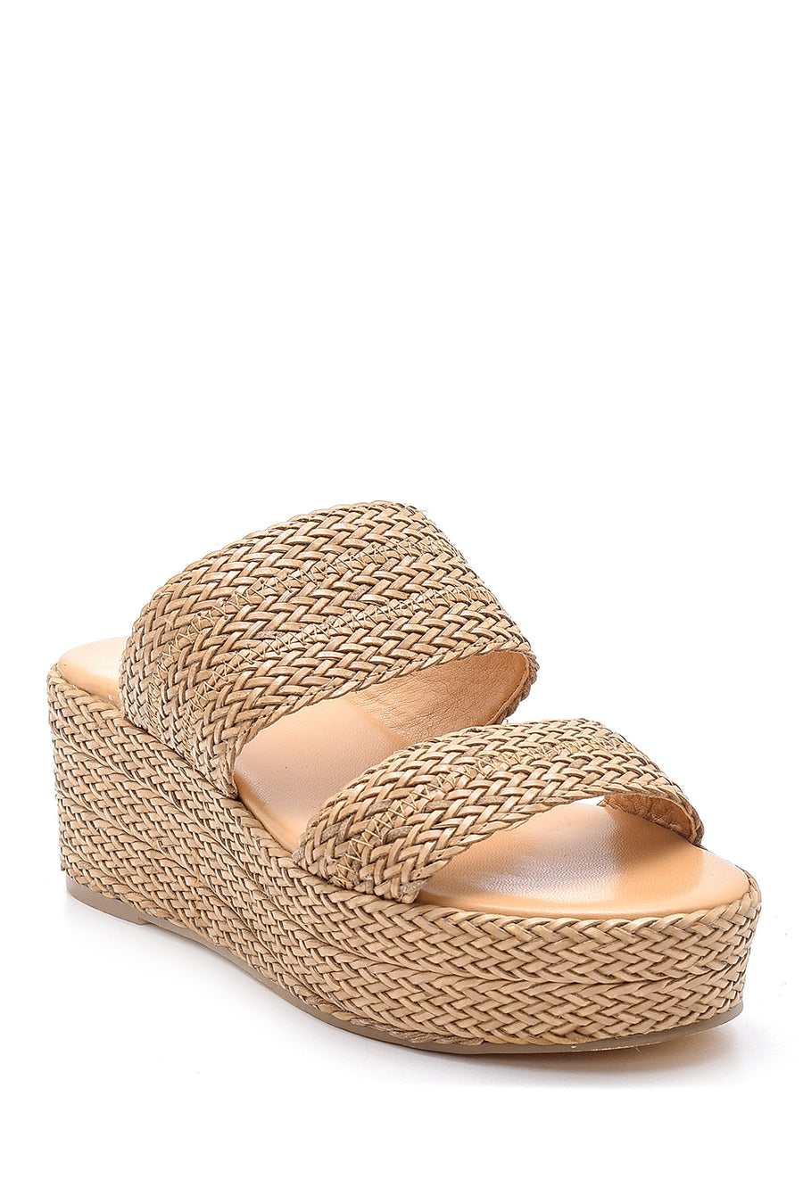 Women's Straw Knitted Slippers