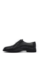 Derimod Fly Male Black Lace-Up Leather Casual Shoes | Derimod