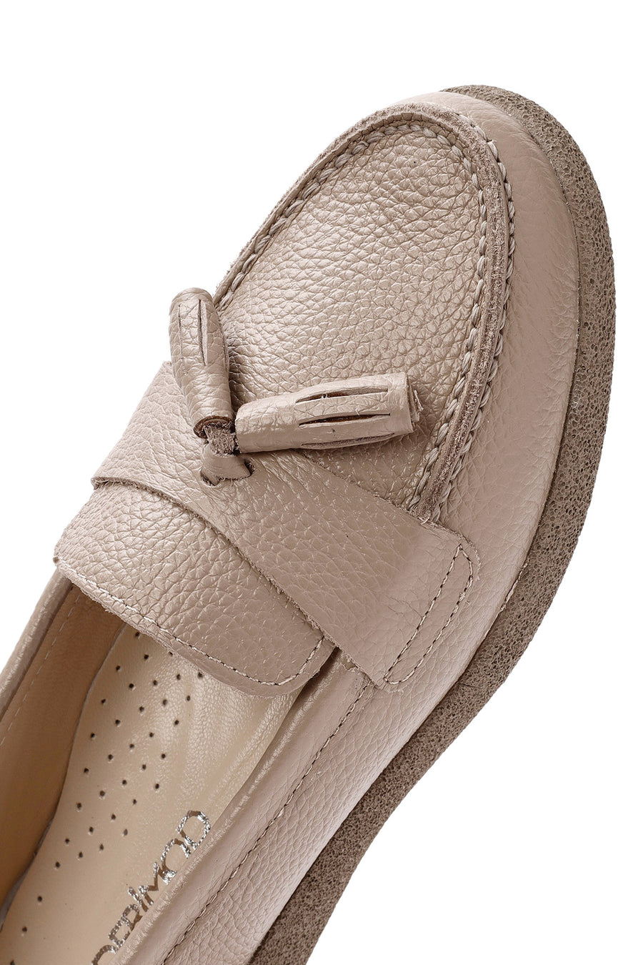 Women's Mink Tassel Leather Comfort Loafer